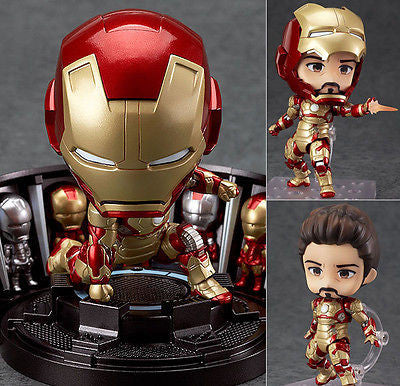 Nendoroid 349 Iron Man Mark 42 Hero's Edition + Hall of Armor Set