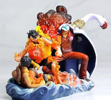 PVC Trading Figure One Piece Log Box Marineford Part 2 Complete Set of 6 + 1 Special Figure Megahouse [SOLD OUT]