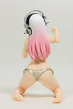 PVC Super Sonico Drink Holder Champagne Gold Ver. Game Prize Figure Furyu [SOLD OUT]